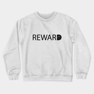 Reward typographic logo design Crewneck Sweatshirt